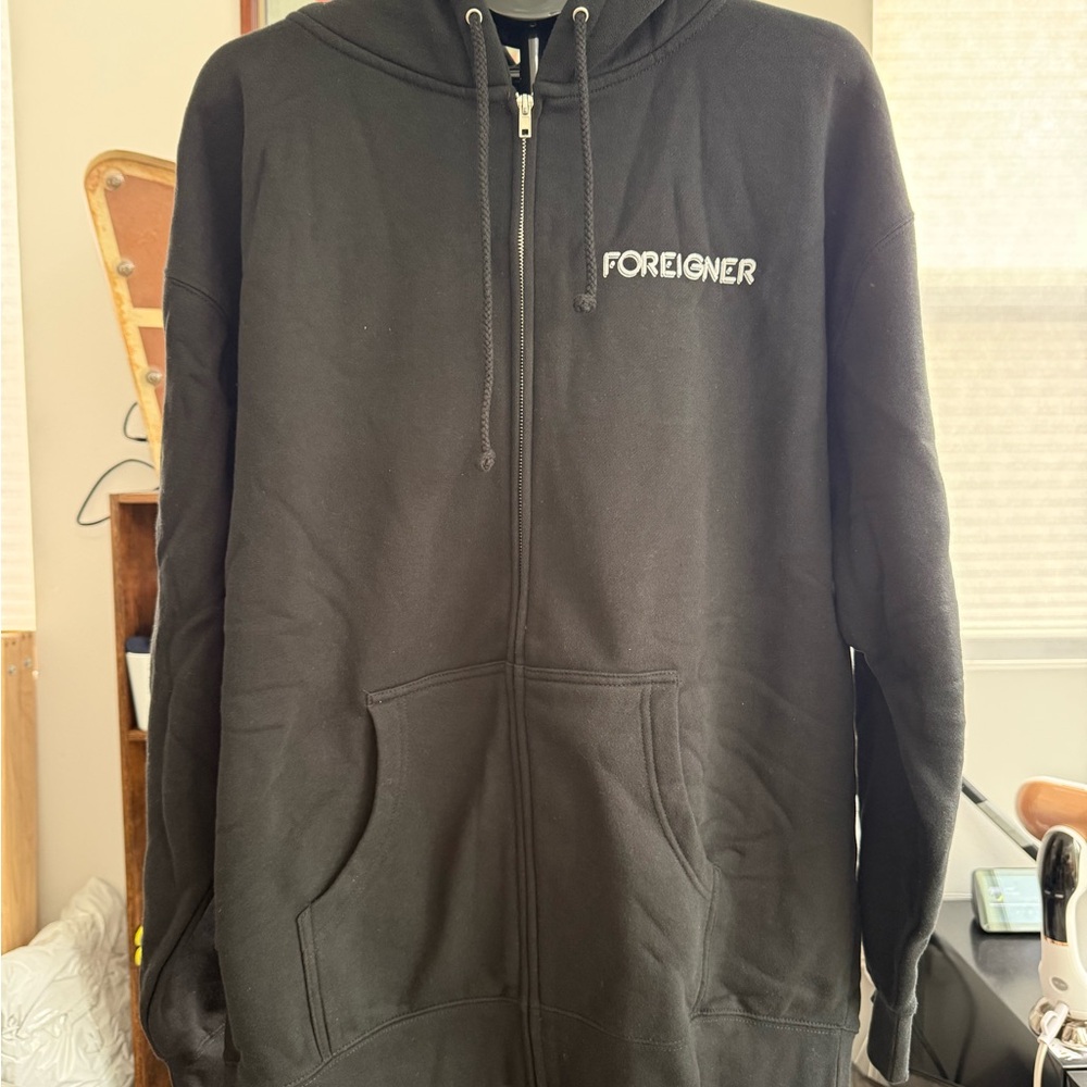 Foreigner Tour Black Men's Hoodie XL